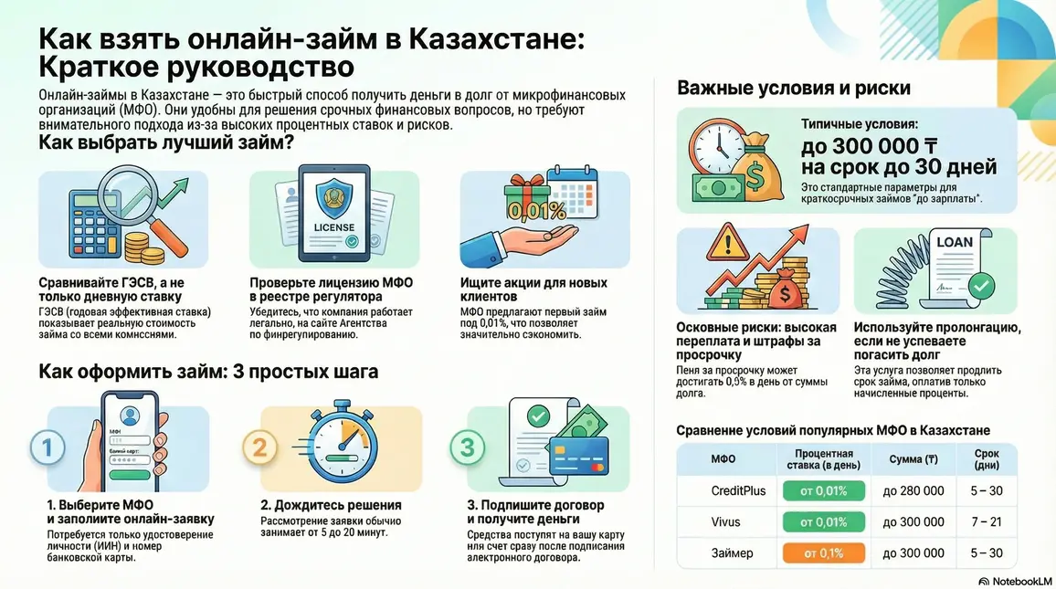займы онлайн в казахстане